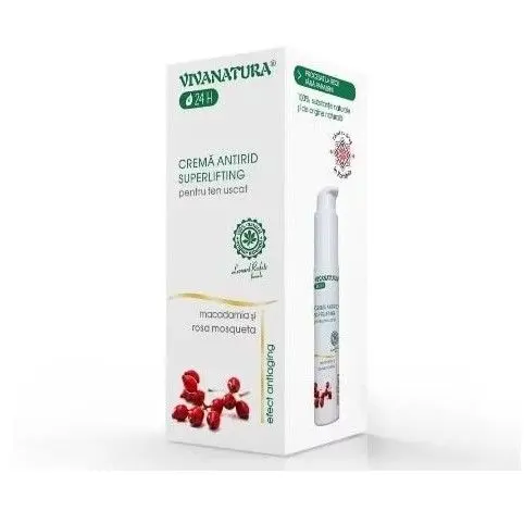 Cremă Antirid Superlifting Pentru Ten Uscat, 45ml | Vivanatura