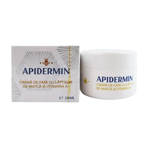 Crema Apidermin cu laptisor de matca si Vit A, Complex Apicol | 50 ml