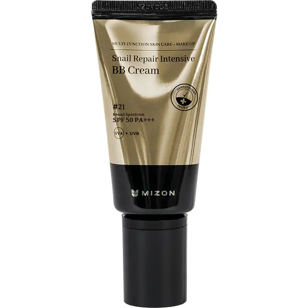 Crema BB reparatoare cu extract de melc SPF50 PA+++ No. 21, 50ml, Mizon