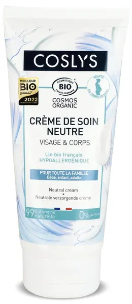 Crema bio cu extract de in pentru ten maini si corp, 200ml, Coslys