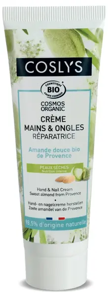 Crema bio de maini si unghii cu migdale dulci, 50ml, Coslys