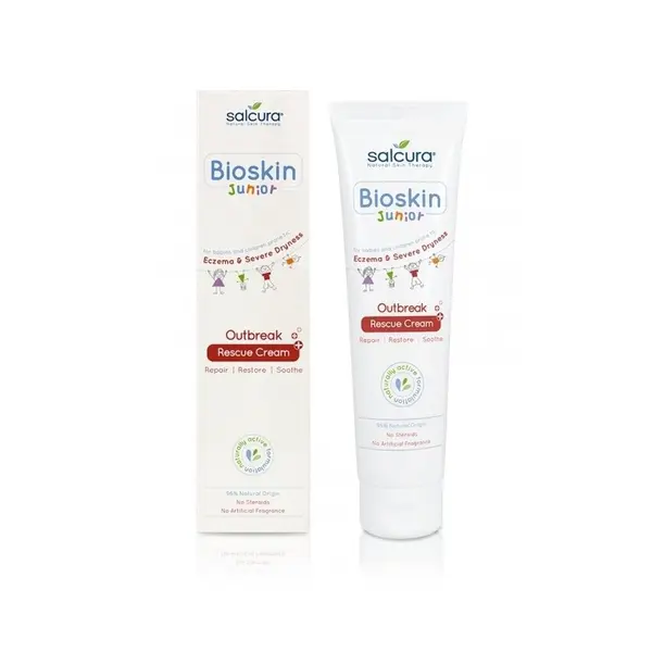 Crema Bioskin Junior reparatoare si calmanta, pt. bebelusi si copii, piele uscata cu eczeme, Salcura 150 ml