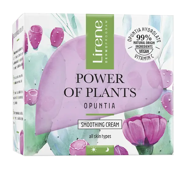 Crema cu efect netezitor pentru zi si noapte Opuntia Power Of Plants, 50ml, Lirene