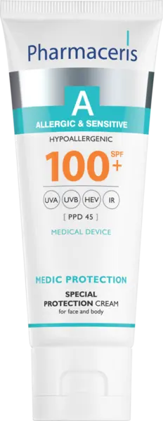 Crema cu protectie speciala SPF100+ A, 75ml, Pharmaceris