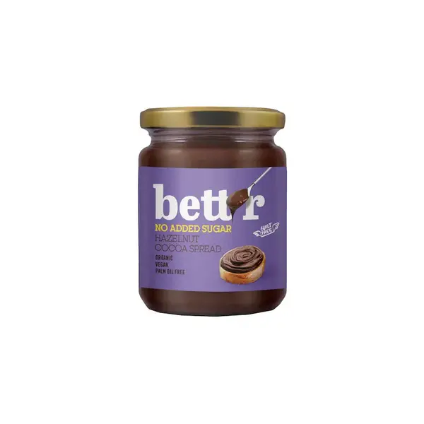Crema de alune de padure si cacao bio 250g Bettr