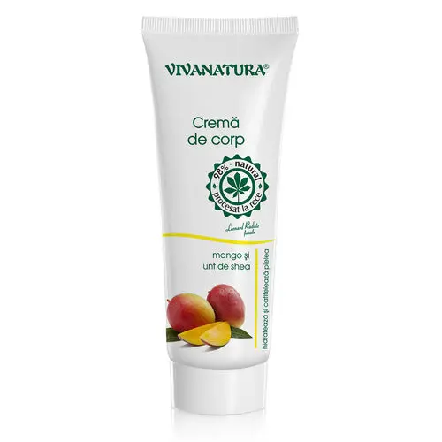 Cremă de Corp cu Mango și Unt de Shea, 250ml | Vivanatura