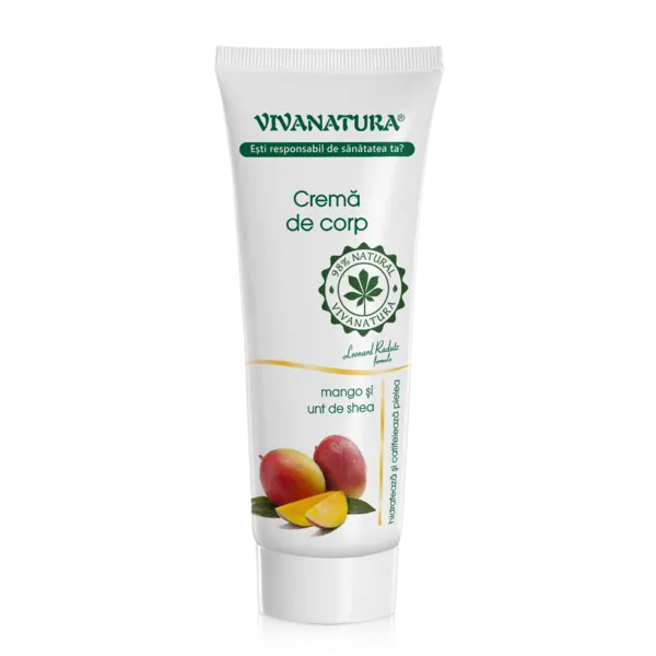 Crema de corp cu mango si unt de shea, 250ml, VivaNatura