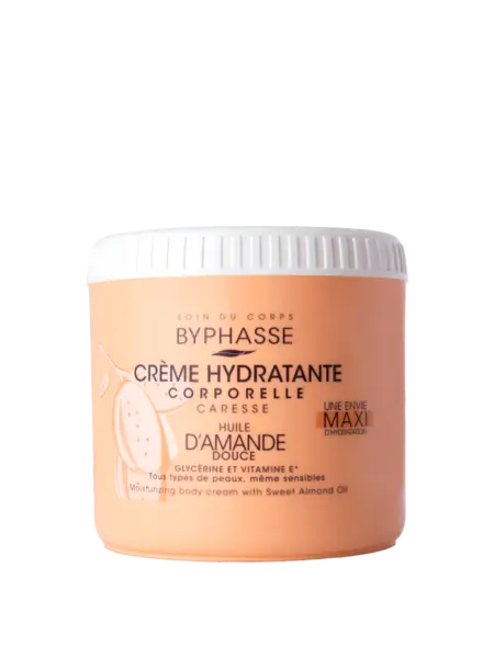 Crema de corp hidratanta cu ulei de migdale dulci, 500ml, Byphasse