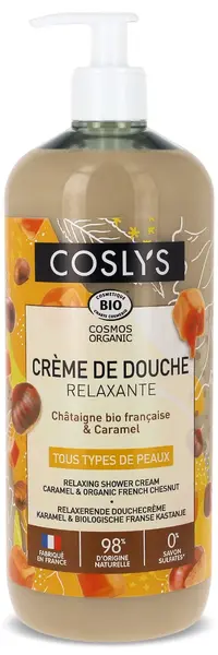 Crema de dus bio relaxanta cu Castane si Caramel, 1000ml, Coslys