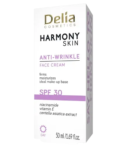 Crema de fata antirid cu SPF30 Harmony, 50ml, Delia Cosmetics