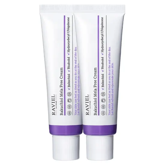 Crema de fata cu bakuchiol Mela Free, 2 x 50ml, Raviel