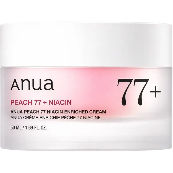 Cremă de față hrănitoare Niacin Enriched Peach 77, 50 ml, Anua