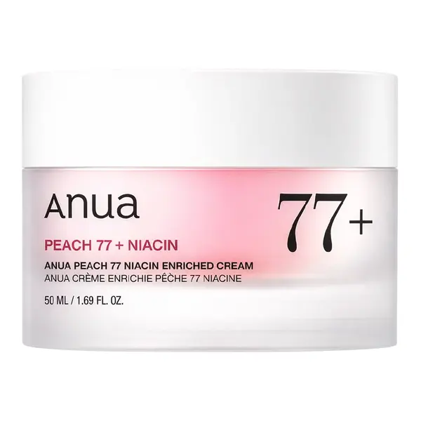 Crema de fata Peach 77 Niacin Enriched, 50 ml, Anua