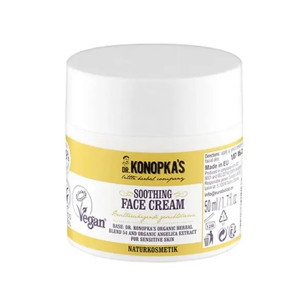 Crema de fata pentru piele sensibila, 50 ml, Dr. Konopkas