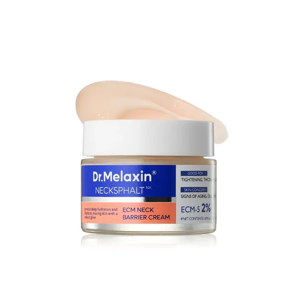 Crema de fermitate si lifting pentru gat cu ECM-5 si Liposome Peptide, 50ml, Dr. Melaxin