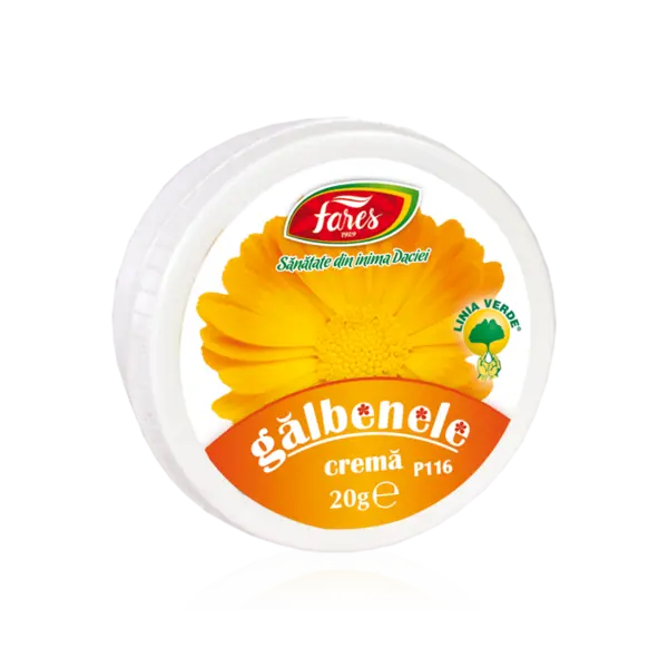 Crema de galbenele, 20g, Fares