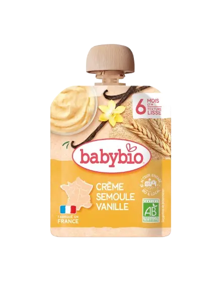 Crema de gris si vanilie Bio, 85g, BabyBio