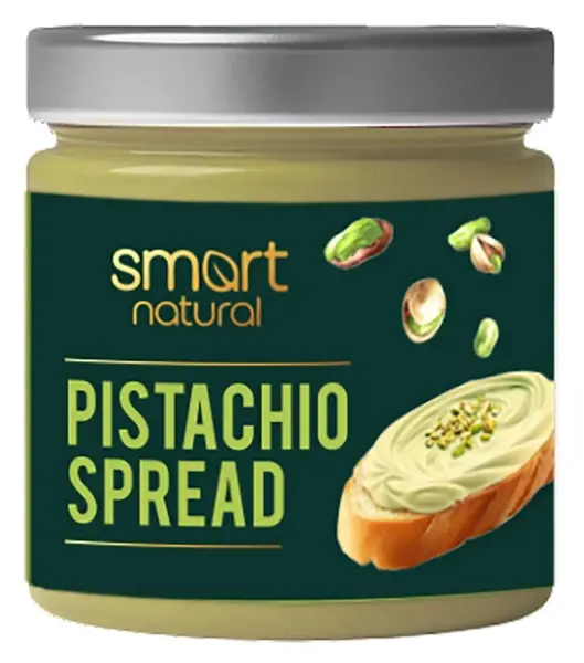 Cremă de întins, fistic, 200 g, Smart Natural