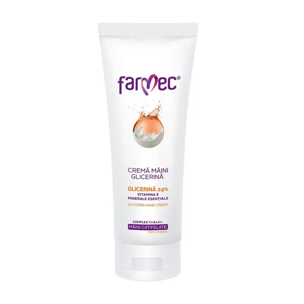 Crema de maini cu glicerina 24%, Farmec | 150 ml