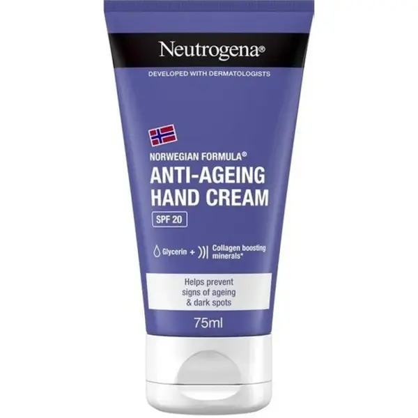 Crema de Maini Neutrogena Anti-Ageing, Spf 20, 75 ml