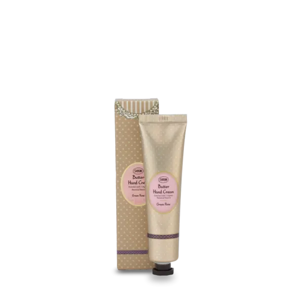 Crema de maini unt Green Rose, 30ml, Sabon
