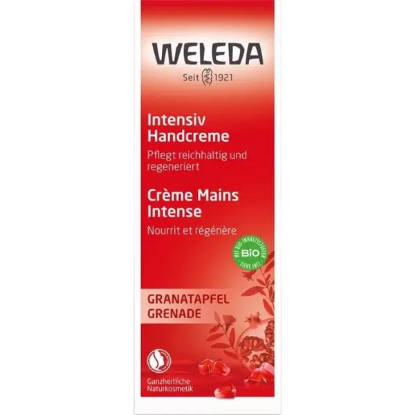 Crema de Maini, Weleda, Granatapfel, Efect Regenerant cu Extras de Rodie, pentru Piele Matura, 50ml