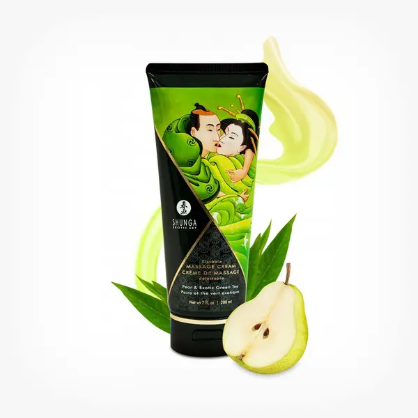 Crema de masaj SHUNGA, cu aroma de Para si Green Tea, 200 ml