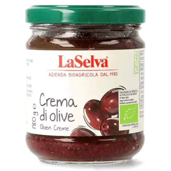 Crema de Masline Bio, LaSelva, 180 g