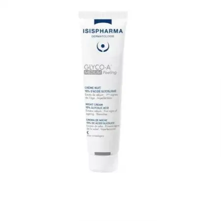 Crema de Noapte cu 10% Acid Glicolic Glyco-A Medium Peeling, 30ml, IsisPharma