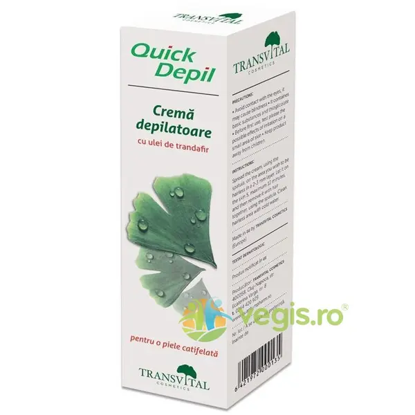 Crema Depilatoare cu Ulei de Trandafir Quick Depil 125ml