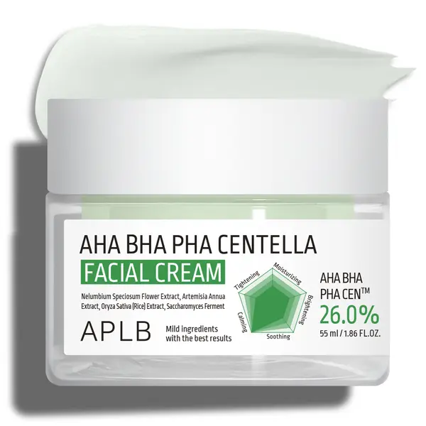 Crema exfolianta si calmanta APLB Aha Bha Pha Centella Facial Cre