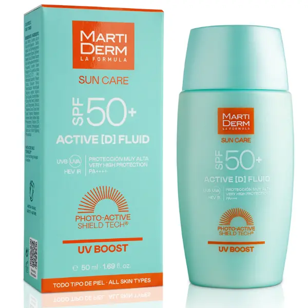 Crema faciala protectie solara SPF50+ Active D Sun Care, Martiderm | 50 ml