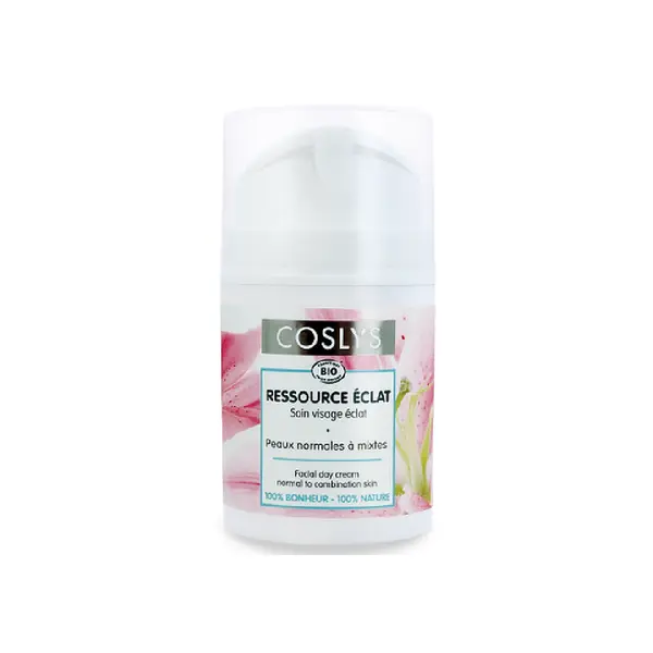 Crema hidratanta bio de zi si noapte pentru ten normal si mixt cu extract de crin, 50ml, Coslys