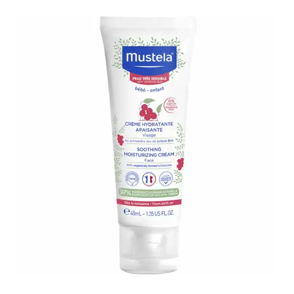 Crema hidratanta calmanta pentru piele sensibila, 40ml, Mustela