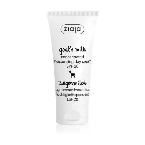 Crema hidratanta foto protectoare cu lapte de capra, SPF 20, 50 ml, Ziaja