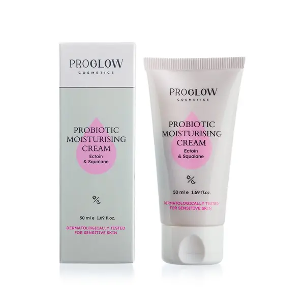 Crema hidratanta, Probiotic Moisturising Cream cu Postbiotice, Ectoina si Squalan, 50 ml, ProGlow