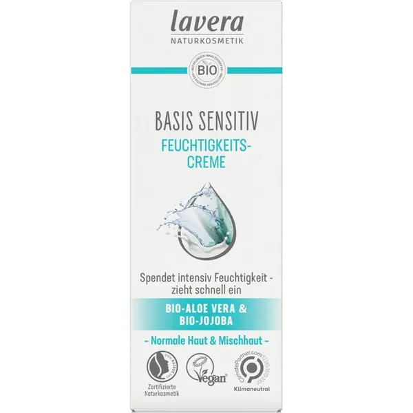 Crema hidratanta sensitiv cu aloe vera bio si jojoba bio pentru ten normal si mixt - 50 ml