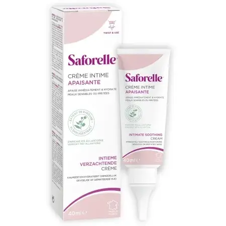 Crema intima calmanta cu brusture si alantoina Saforelle, 40 ml