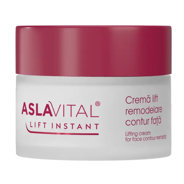 Crema lift pentru remodelare contur fata Lift Instant, 50ml, AslaVital