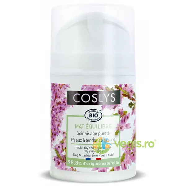 Crema Matifianta de Zi si de Noapte pentru Ten Gras cu Salvie si Iedera Bio 50ml