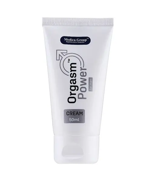 Cremă MEDICA-GROUP OrgasmPower Men, pentru erecții puternice, întârzierea ejaculării și orgasm intens, 50 ml