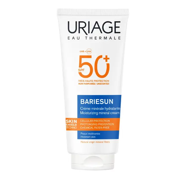 Crema minerala de protectie solara SPF50+ Bariesun, 100 ml, Uriage