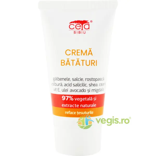 Crema pentru Bataturi cu Galbenele si Vitamina E 97% Vegetala 50ml