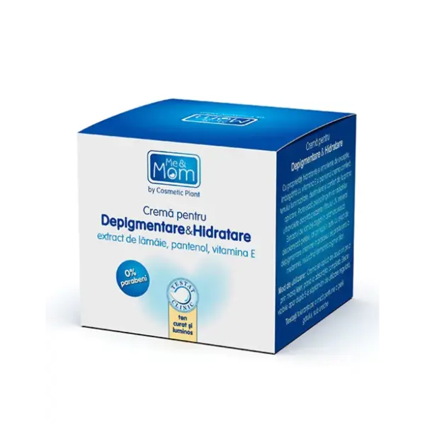 Crema pentru depigmentare-hidratare Me&Mom, 50 ml, CosmeticPlant