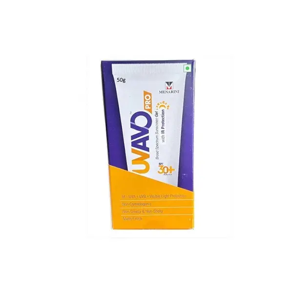 Crema pentru Fata, Menarini, UV Avo Pro, Non-comedogenica, Rezistenta la Apa, Protectie IR, UVA, UVB, SPF 30, 50g