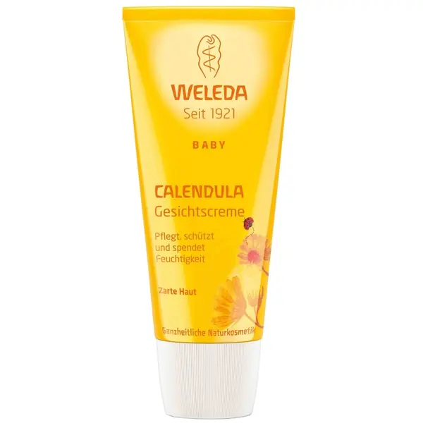 Crema pentru Fata, Weleda, Baby, Efect Hidratant cu Extras din Galbenele, 50ml