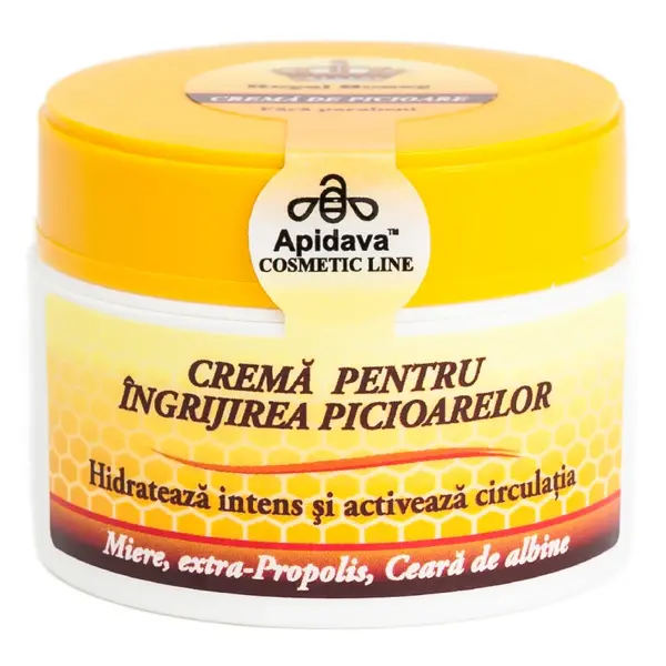 Crema pentru ingrijirea picioarelor, 50ml, Apidava