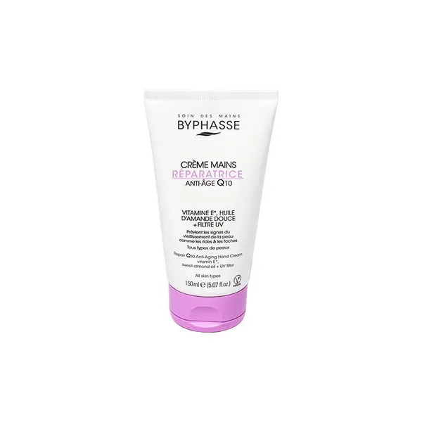 Crema pentru maini reparatoare anti-imbatranire cu Q10, 150ml, Byphasse