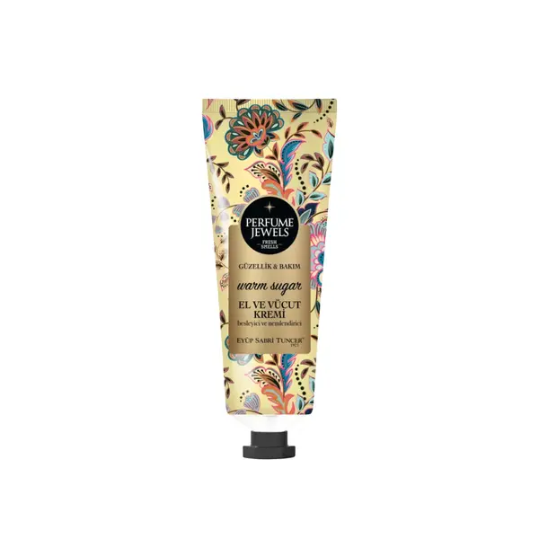 Crema pentru maini si corp Perfume Jewels Warm Sugar, 50 ml, Eyup