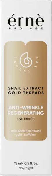 Crema pentru zona ochilor cu extract de Mucus de melc, 15ml, Erne